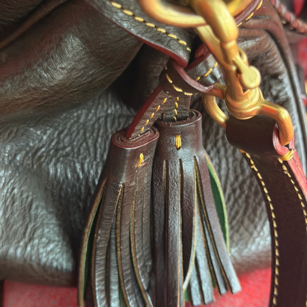 Dooney & Bourke Florentine Medium-Chestnut and wallet - Picture 5 of 16
